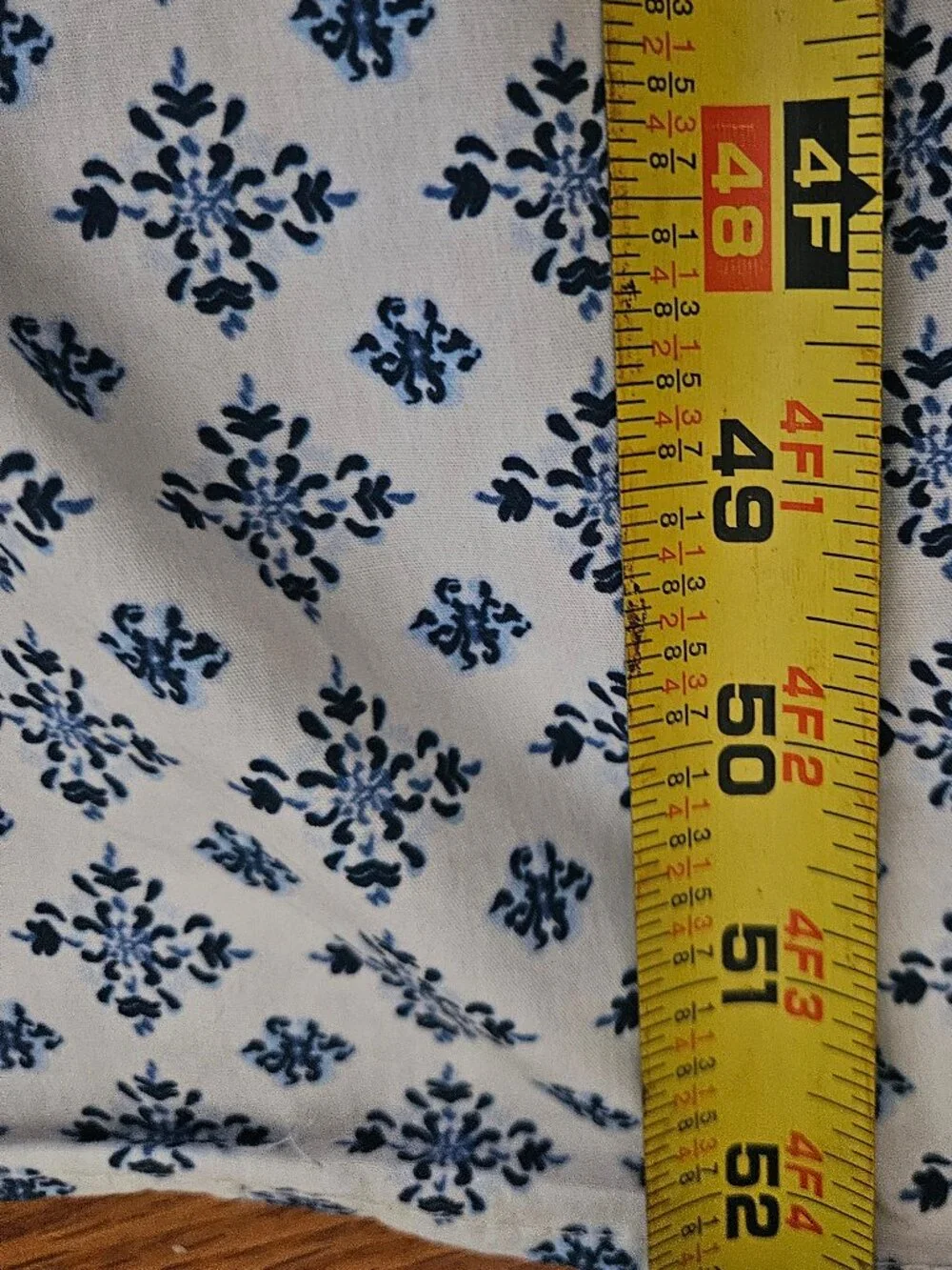Magari Italy Blue& White Floral Urn Mixed Floral Print Maxi Dress Size M - Picture 13 of 13